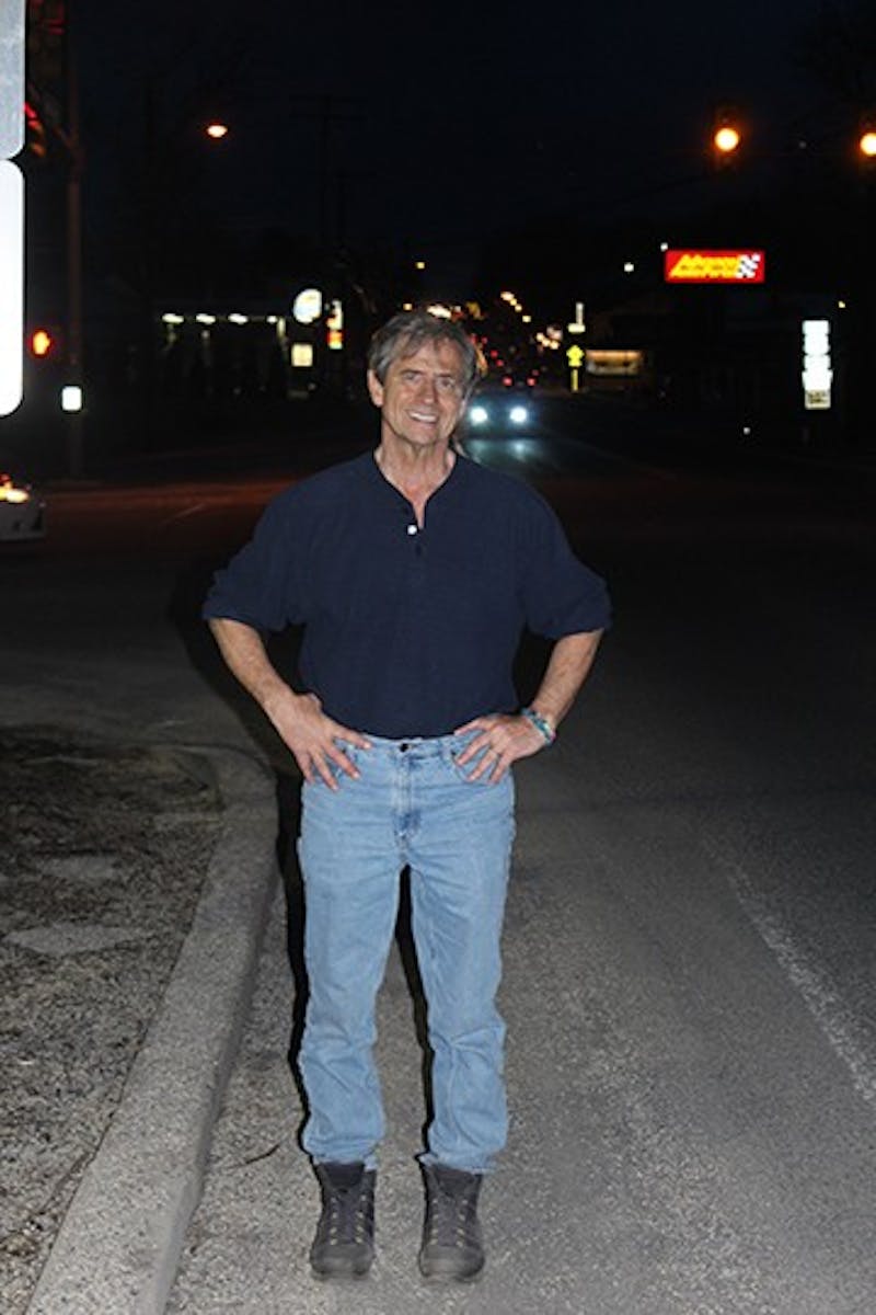 Sestak arrived in Shippensburg late Monday night after walking from Carlisle.