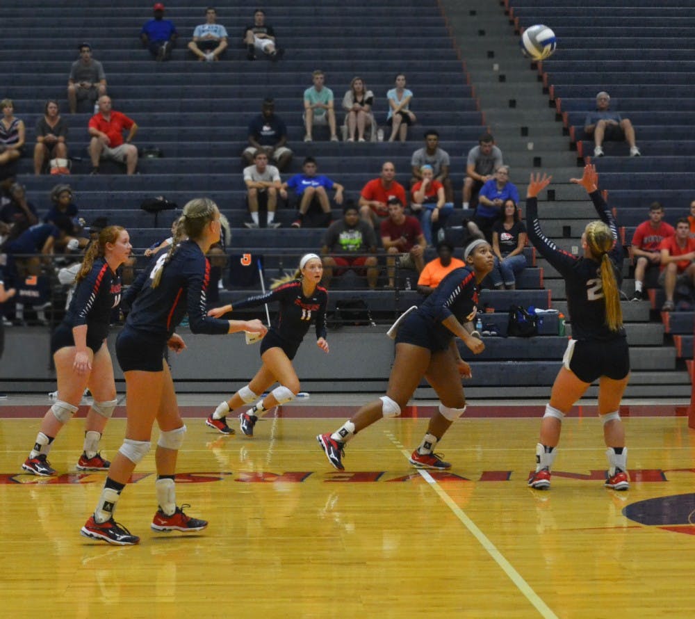 Volleyball splits weekend road matches
