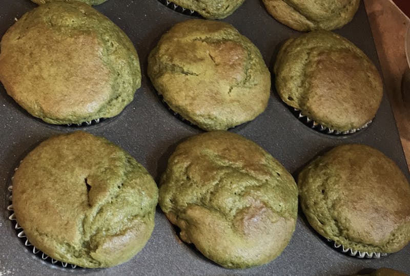 matcha muffins 