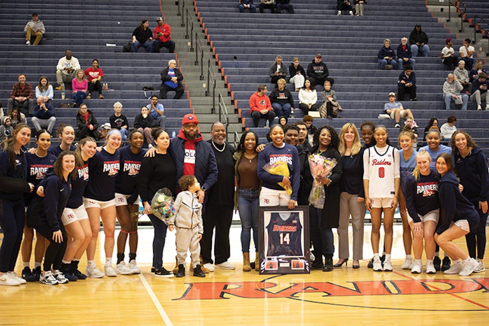 Women’s basketball honors lone senior before 53-50 loss