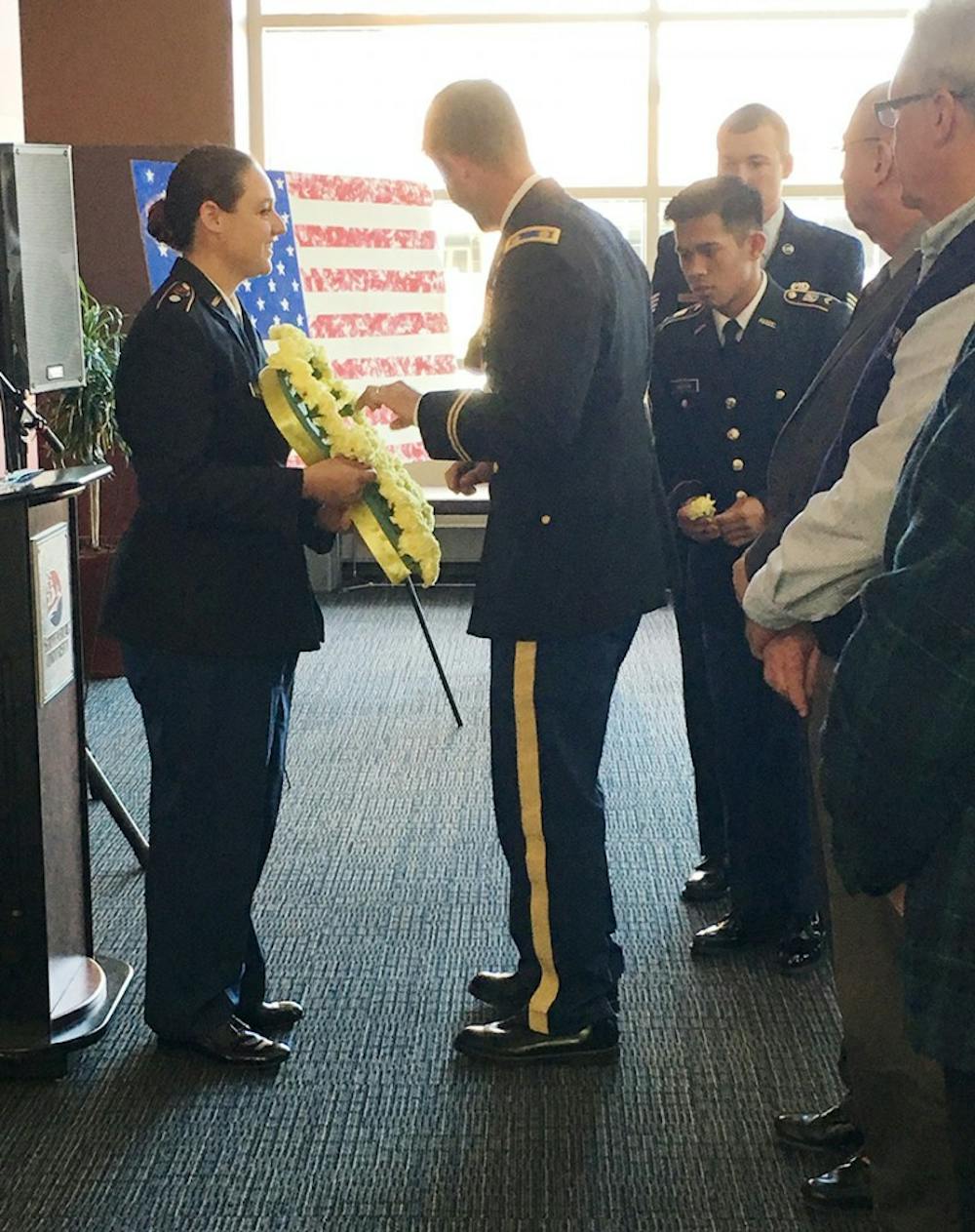 Annual ceremony honors veterans