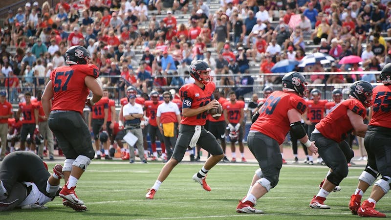 Quarterback Brycen Mussina is hoping to lead his team and improve on his sophomore season this spring.