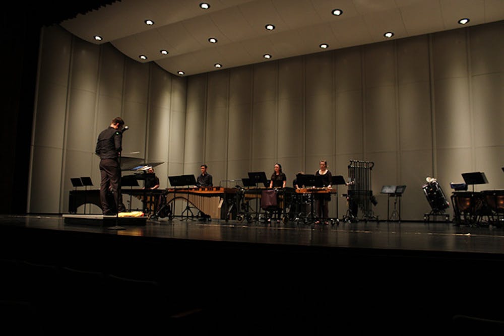 Luhrs welcomes back  SU Percussion Ensemble