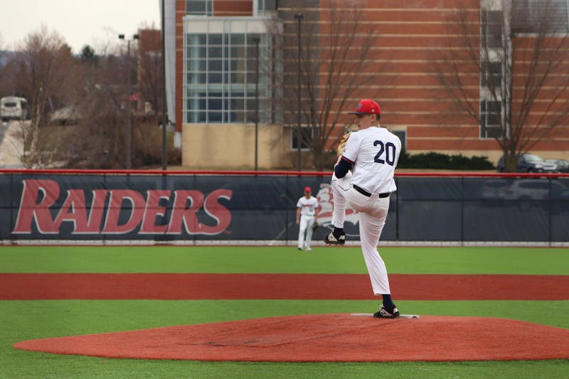 Junior Noah Nabholz started Game 1 of Shippensburg’s doubleheader against East Stroudsburg University and allowed three hits and two runs for a no decision.