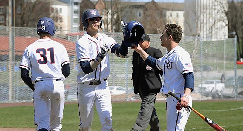 Dalton Hoiles had a great series for the Raiders against Mansfield. He went 4-for-5 with a home run and three RBIs in the home pair of games.