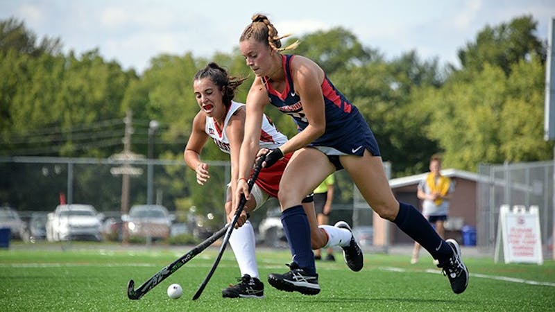 Freshman Plinke Hillen scored her first career goal in the Raider's win over Mercyhurst on Saturday.