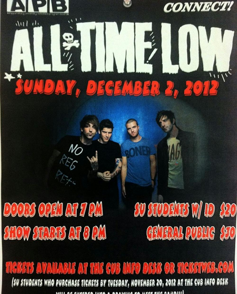 All Time Low is expected to give an 'all time high' performance at SU