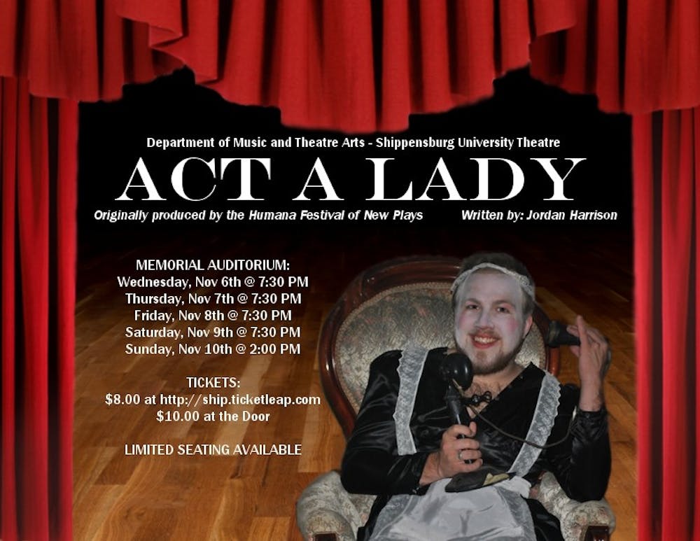 'Act a Lady' to be performed by the department of music and theater arts