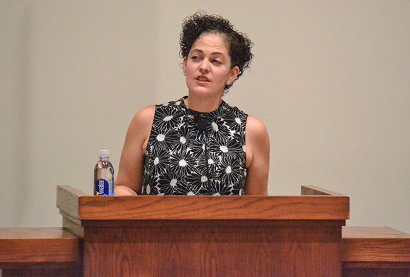 Shara McCallum, a poet and author, shares poems from her recent book “Madwoman” with SU.