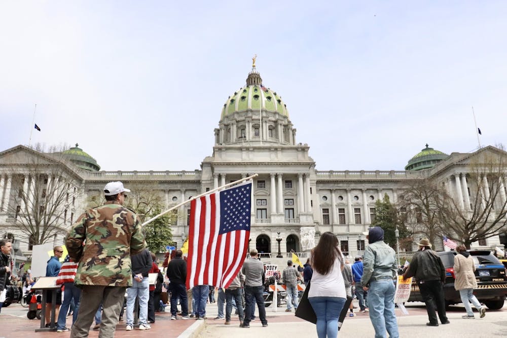 Anti-shutdown protesters urge Gov. Wolf to re-open Pennsylvania