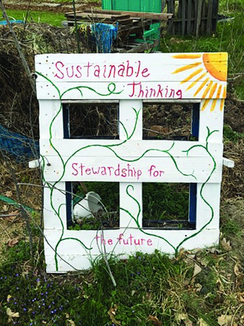 Students learn ways to keep the community farm health.