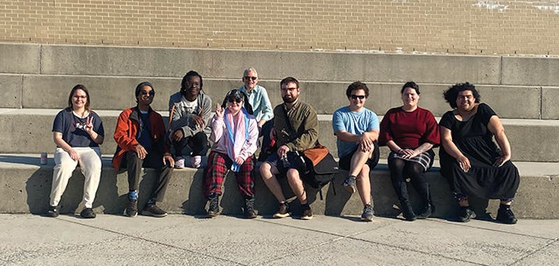 SU students break their vow of silence to support the LGBTQIA+ community.&nbsp;