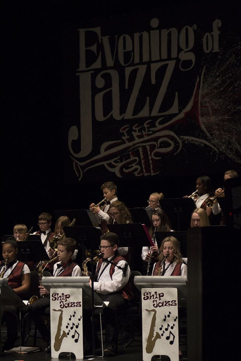 The 18th annual “Evening of Jazz” concert featured a total of 20 jazzy songs that were performed by seven different student musical groups.