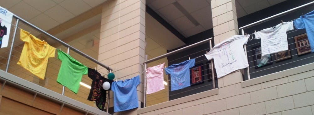 The Clothesline Project raises awareness of domestic violence