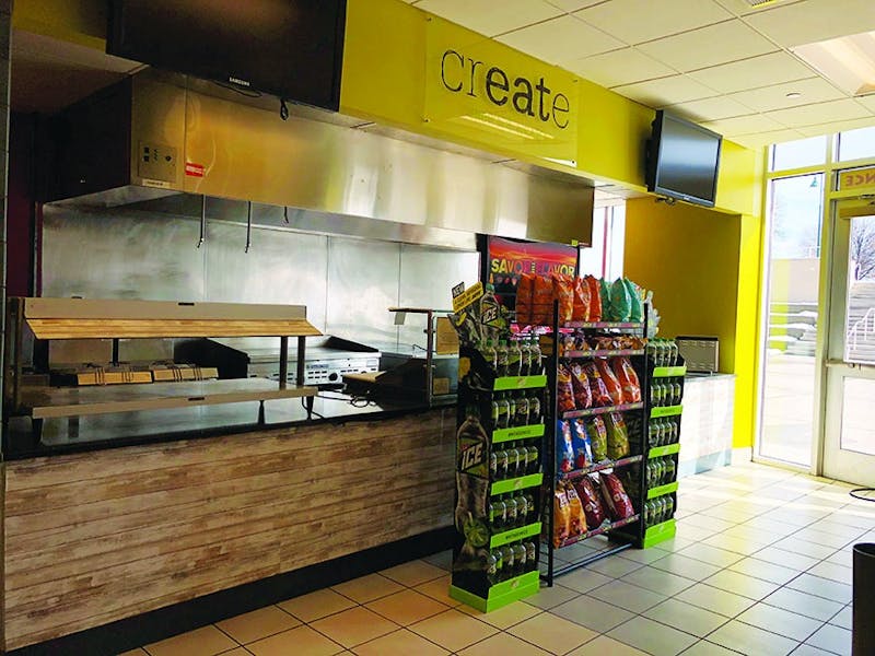 Chop N Wrap closed this semester after cutting hours back last semester. It sold wraps, salads and fries during the day and breakfast sandwiches at night. Chop N Wrap menu items are still available at Mondo Subs in the CUB food court.