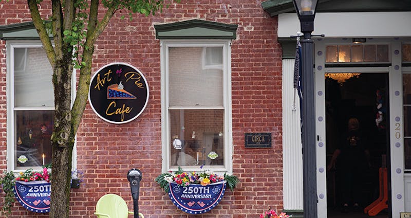 Art of Pie Cafe was awarded “Small Business of the Year” by the Shippensburg Chamber of Commerce in 2025.