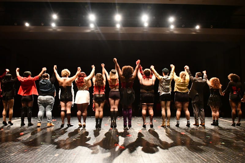 Students and community members took the stage to shadow-act "The Rocky Horror Picture Show" on Oct. 28 and 30.