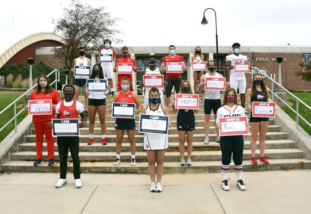 Student athletes participate in NCAA Inclusion Campaign