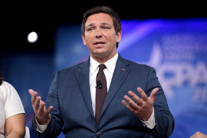 U.S. Congressman Ron DeSantis of Florida speaking at the 2017 Conservative Political Action Conference (CPAC) in National Harbor, Maryland.