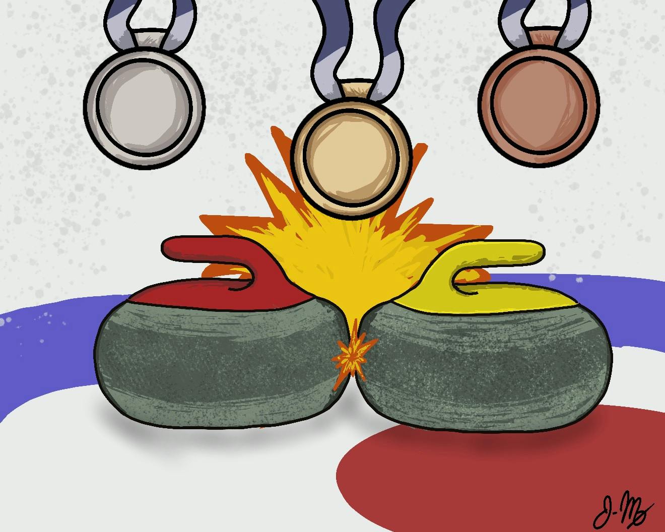 An Illustration Celebrating the 2026 Winter Olympics