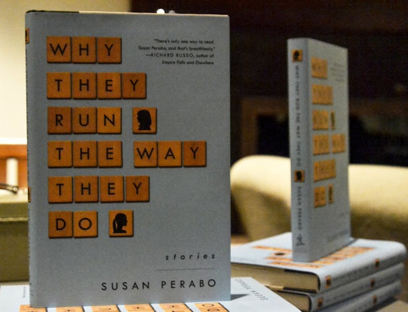 Susan Perabo, English and creative writing professor at Dickinson College, has published many books, including, “Why They Run The Way They Do,” which she shared with SU students.