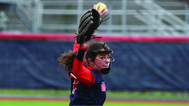 Pitcher Alicia Ball got the win on Sunday while striking out seven batters.