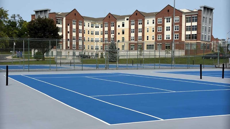 The university unveiled the tennis courts on Sept. 15.&nbsp;