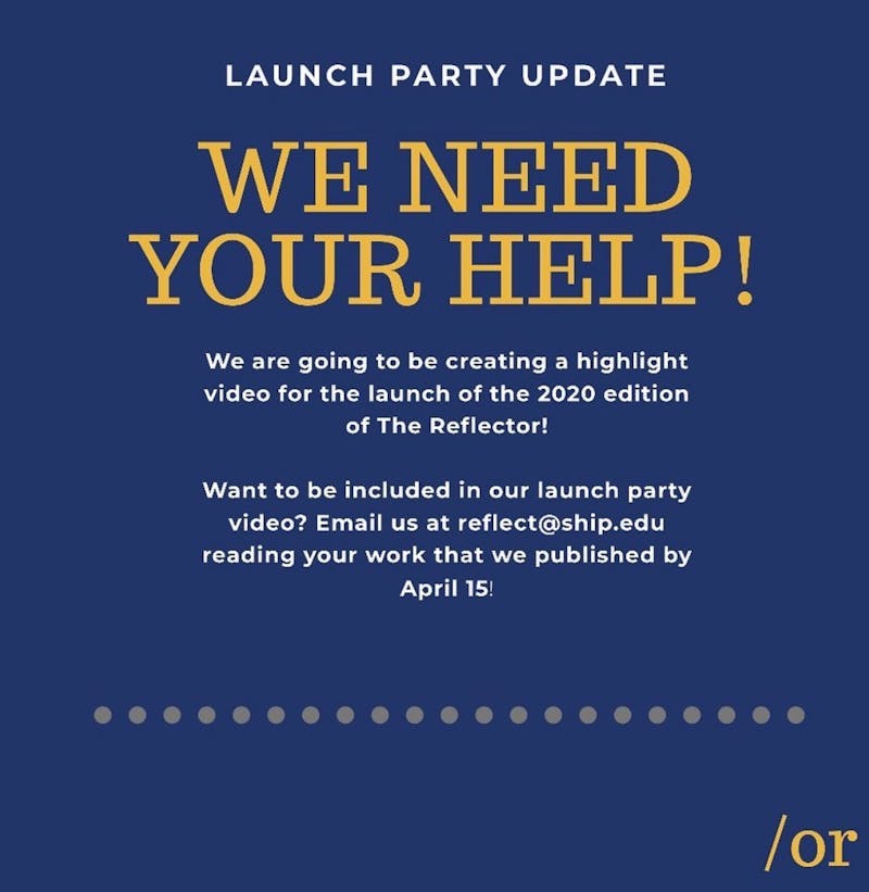 The Reflector will celebrate its newest edition and authors in an online video instead of a physical party on campus.