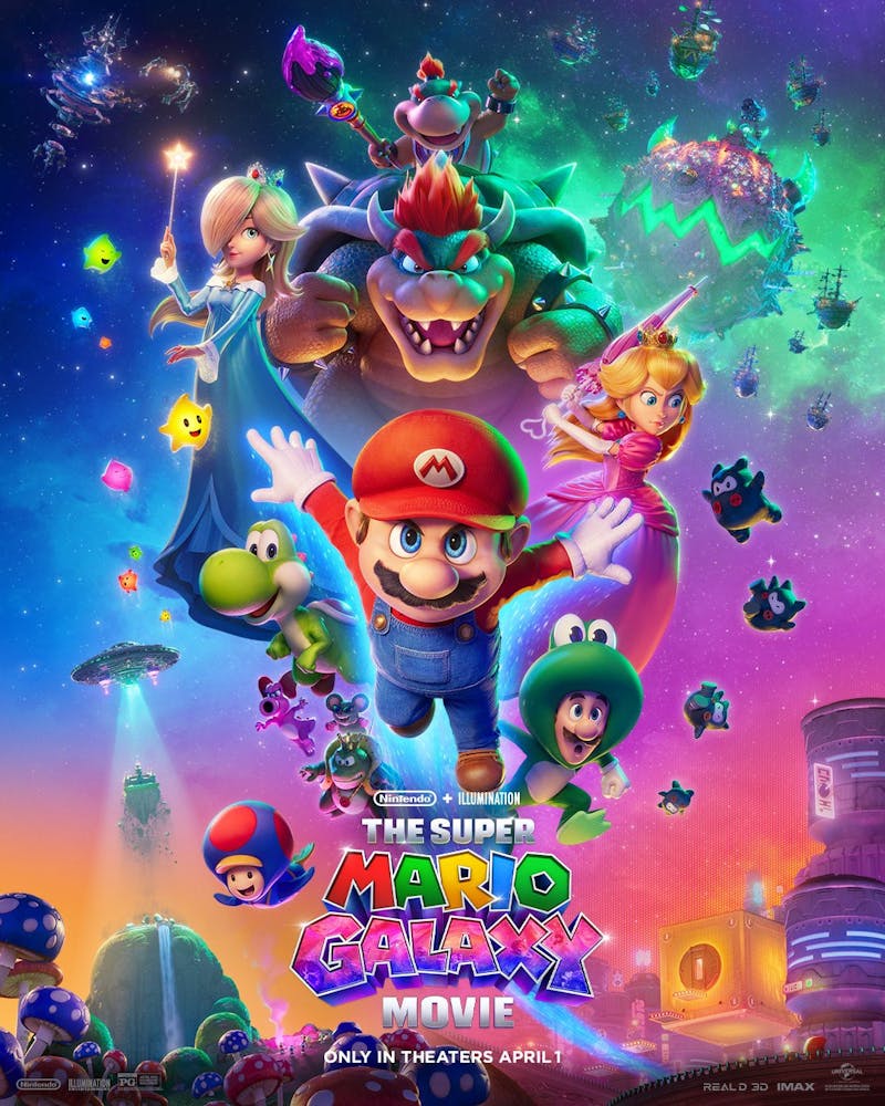 'The Super Mario Galaxy Movie' poster.