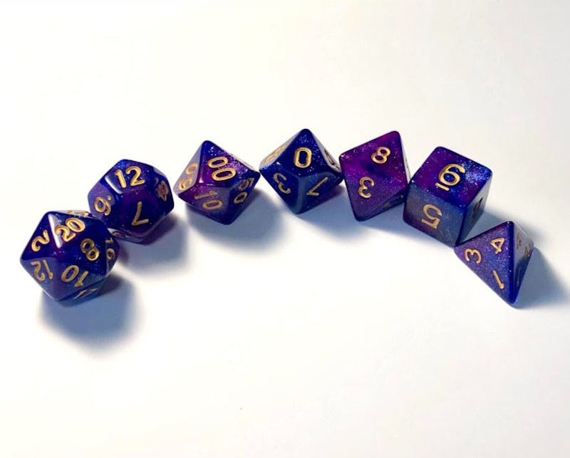 Dice from Dungeons and Dragons game.