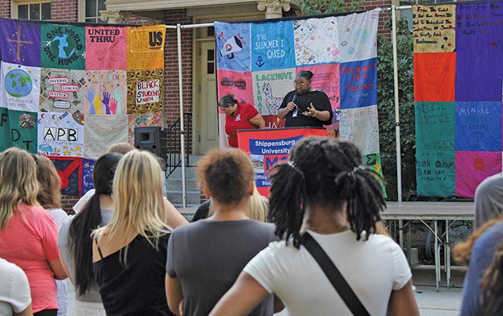 A Quilt to Cover Us All reveal symbolizes diversity on campus