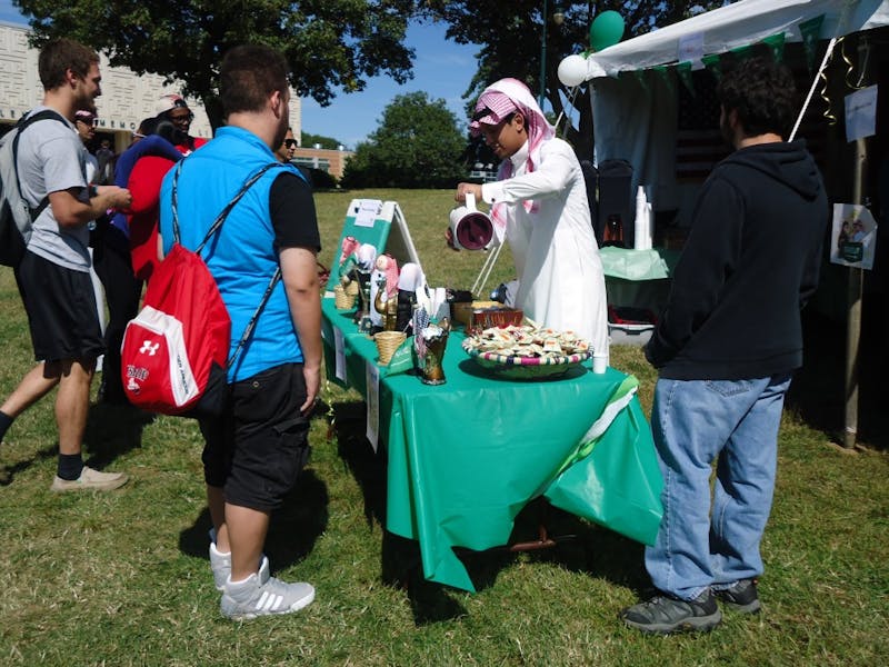 	The Saudi Cultural Club celebrated its National Day last THursday. The celebration included traditional food, music, traditional clothing, hookah and an arts and crafts display in which many students participated.