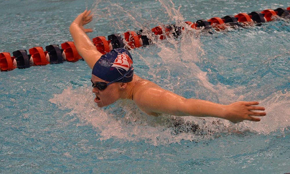 Raider swimming performs well in PSAC championships 