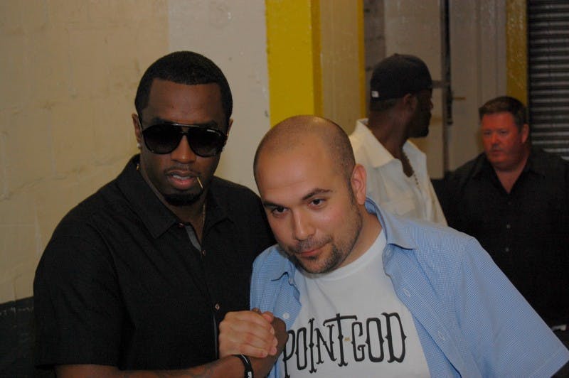 	Rosenberg with P. Diddy.