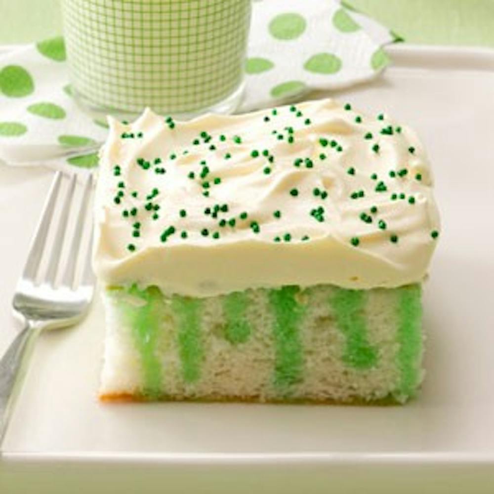 Recipe of the week: Wearing O’ Green Cake