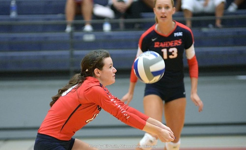 Volleyball splits its weekly matches