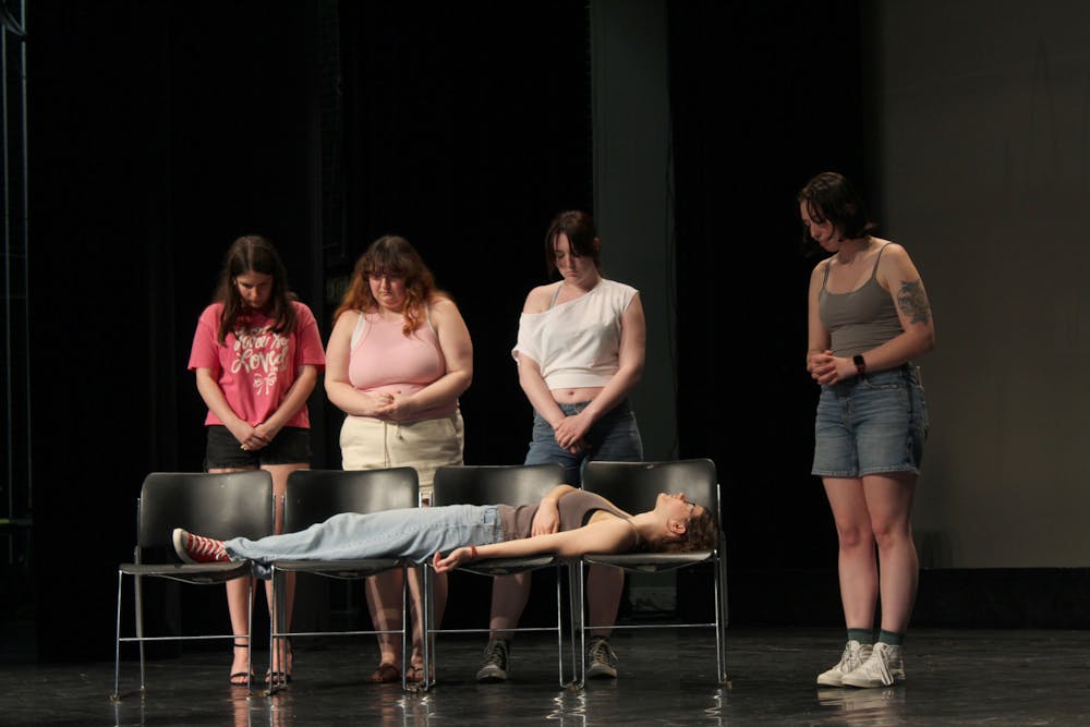 Behind the stage of SUAG’s ‘The Single Man – A Murder Mystery’