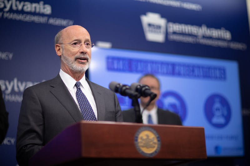 
Pennsylvania Gov. Tom Wolf gives updates daily about the impact of the coronavirus in the state.