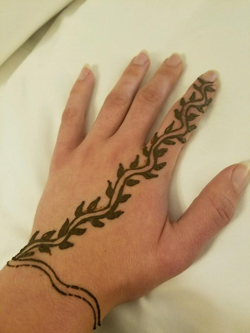 Henna tattoos on the body are a large piece of the Saudi Arabian culture.