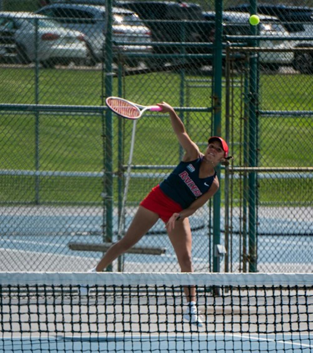 Women’s tennis finishes the regular season at home