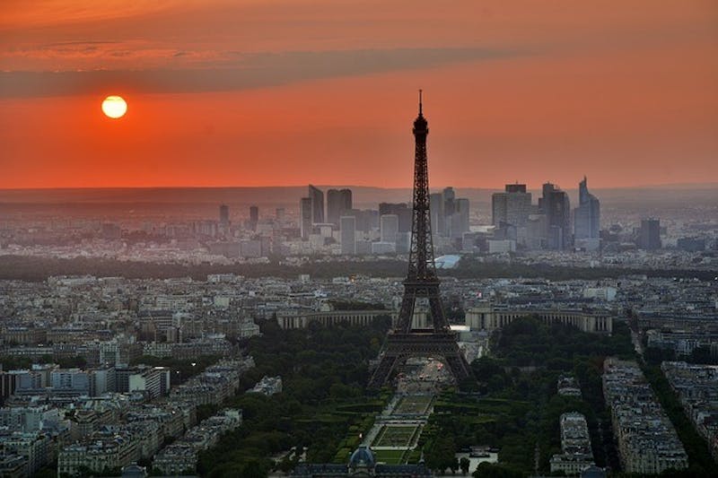 The Eiffel Tower stands tall above the Paris skyline after its lights were kept off for several days it was then illuminated in blue, white and red to respect the victims, reported BBC. President Hollande said France needs a constitutional amendment to add security measures.