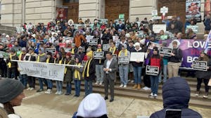 Mike Braun Speaks to Crowd