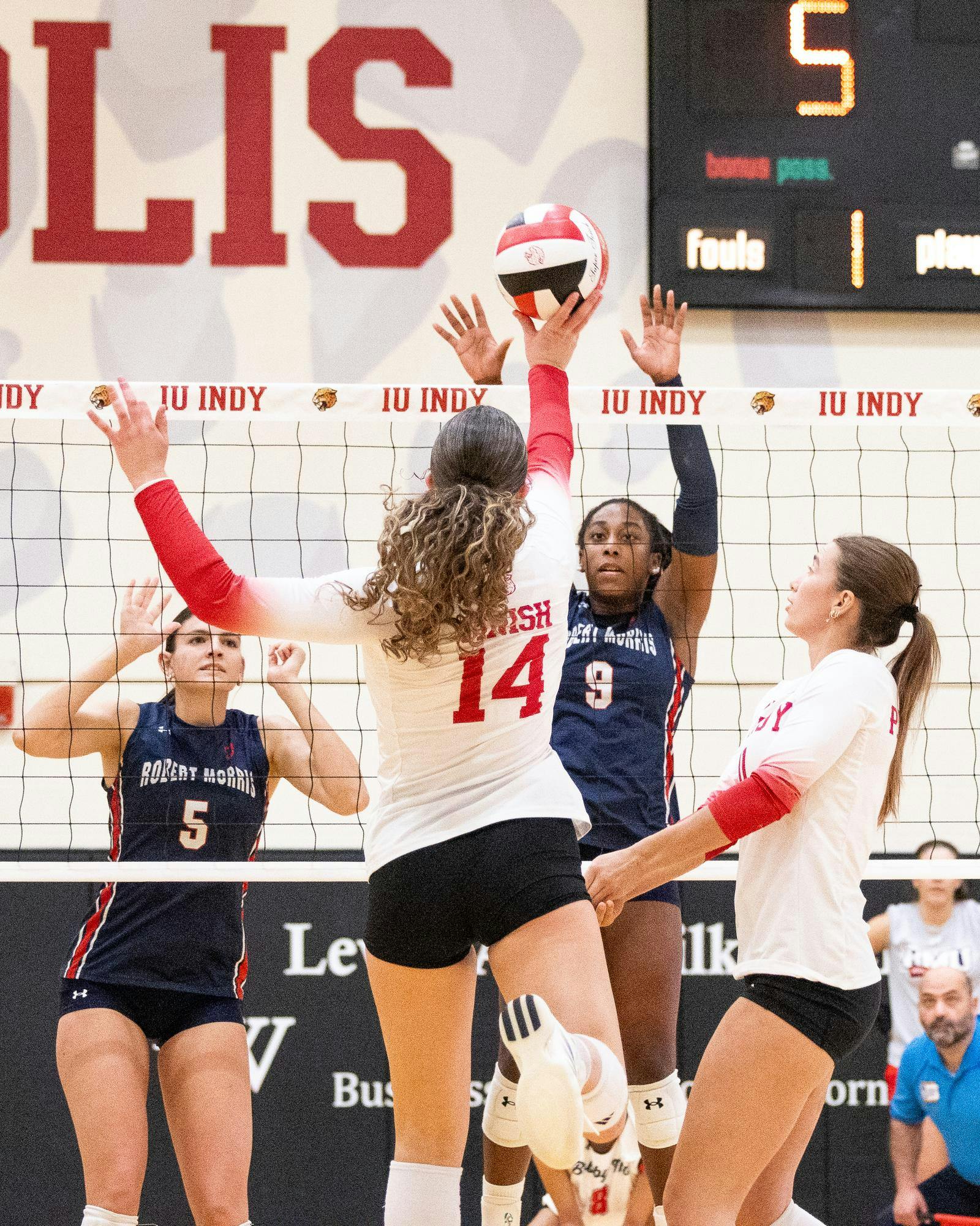 IU Indy volleyball sweeps Robert Morris