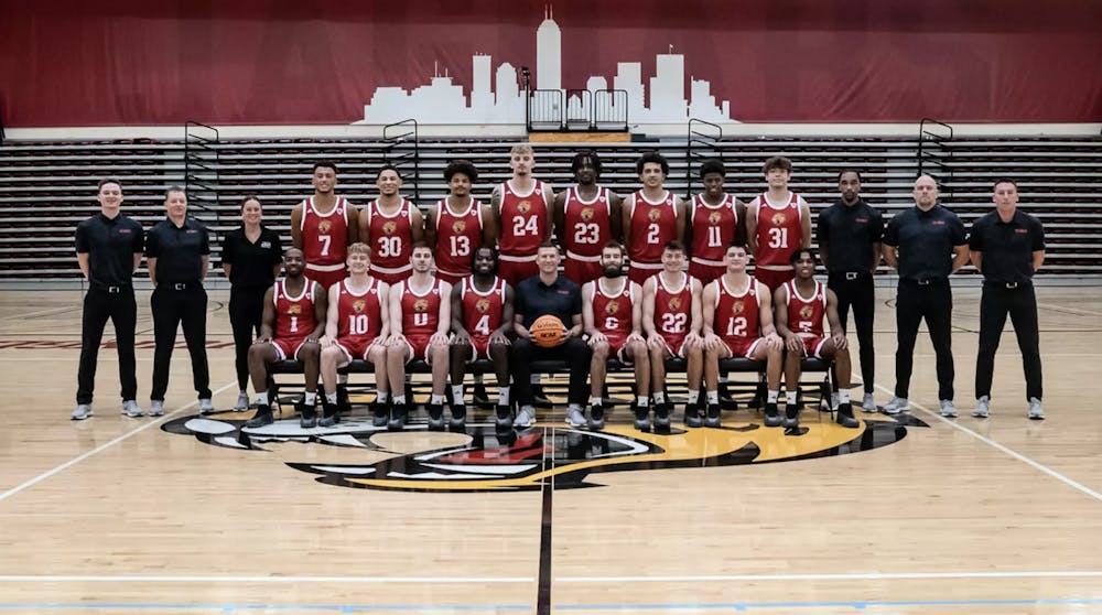 2024-25 IU Indy men’s basketball roster. (Photo courtesy of IU Indianapolis Athletics website)

