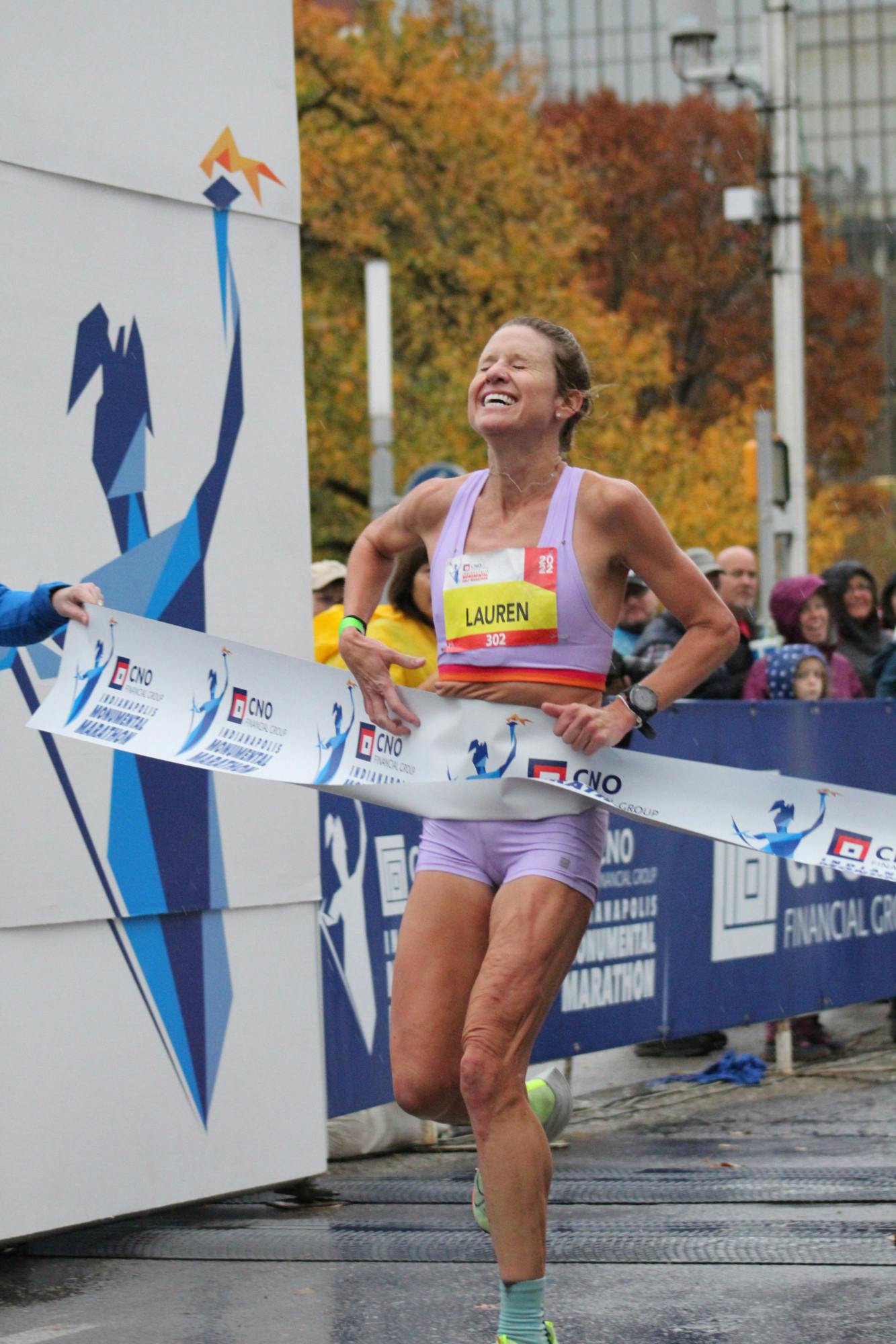 Lauren Hurley Beats Race Record