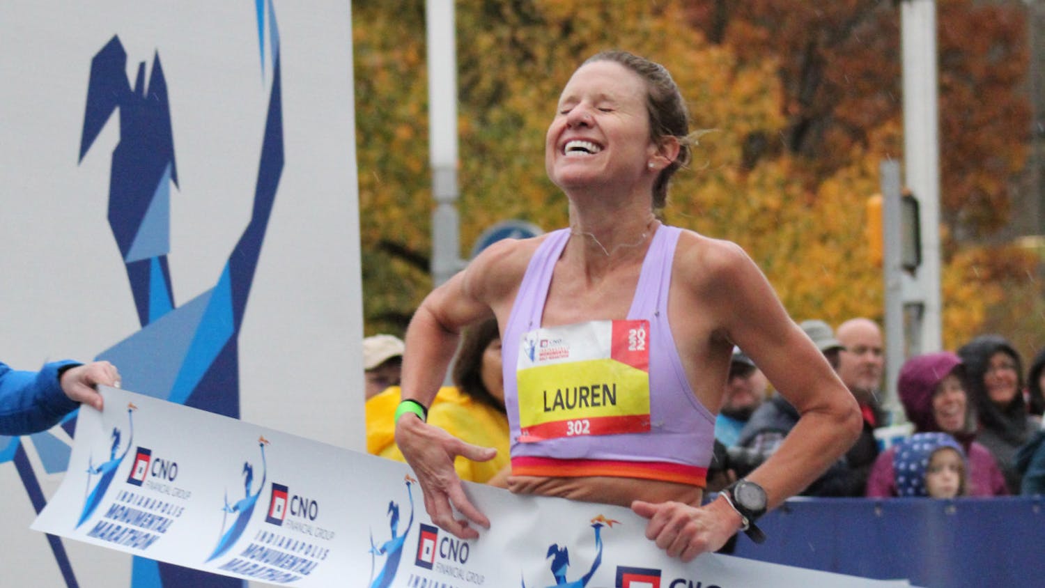 Lauren Hurley Beats Race Record