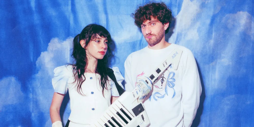 Mica Tenenbaum and Matthew Lewin for a photo shoot. (Photo Courtesy of Lissyelle Laricchia)