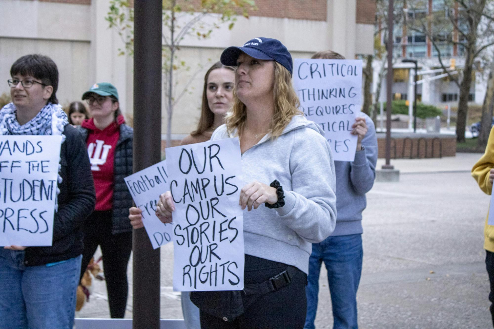Photo gallery: Protest to defend student journalism