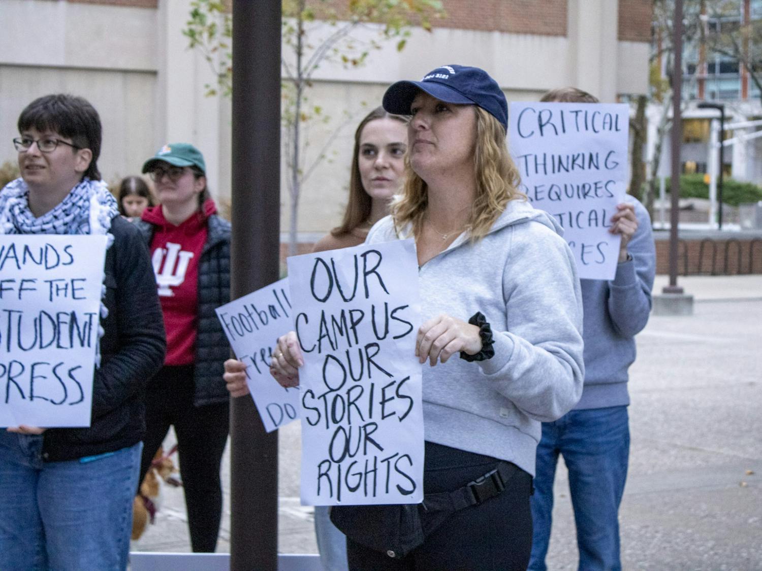 Photo gallery: Protest to defend student journalism