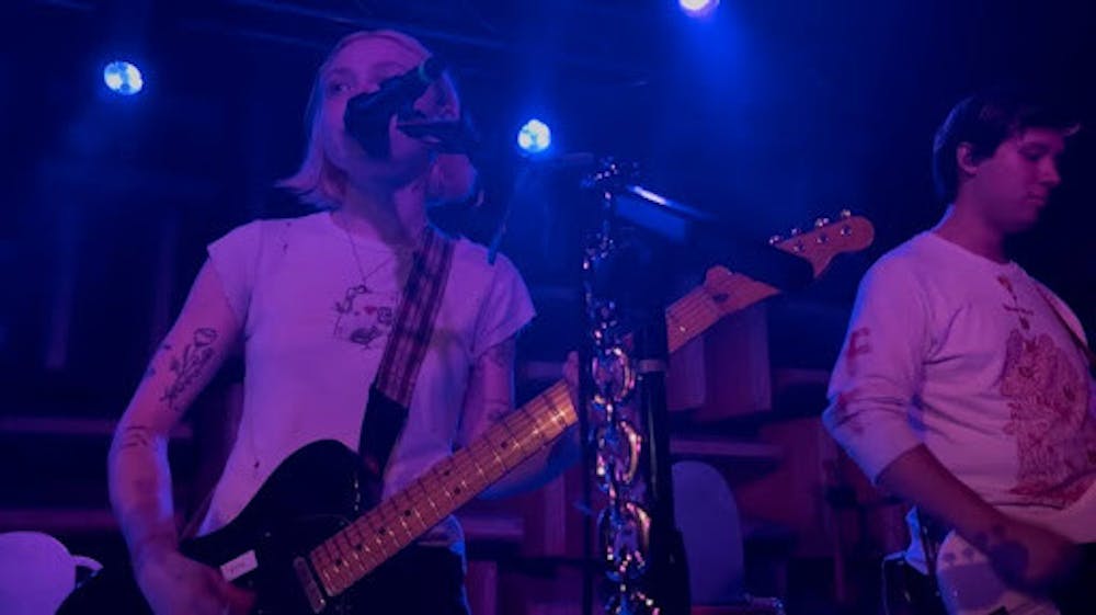 Etta Friedman and Aron Kobayashi Ritch performing on stage at the Momma concert. (Photo Courtesy of Gwen McNulty)